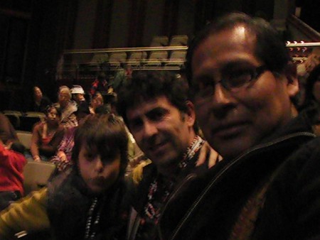 con ESTEBAN hijo y nieto del NOBEL DE LA PAZ,,, buenos amigos y compañeros en el arte.